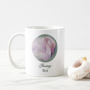 Caneca De Café Pastel Flamingo, Cor-de-Rosa Suave, Personalizado