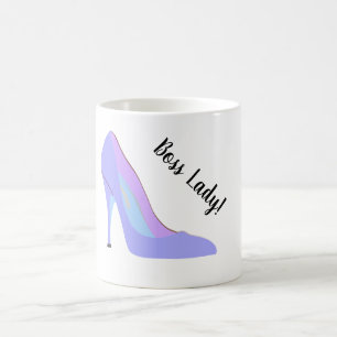 Caneca De Café Pastel High Heels Para Calçados De Mulheres Chefe