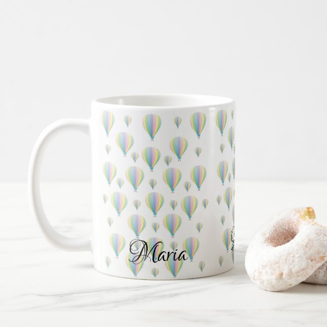 Caneca De Café Pastel Parachutes Mug (Com Donut)