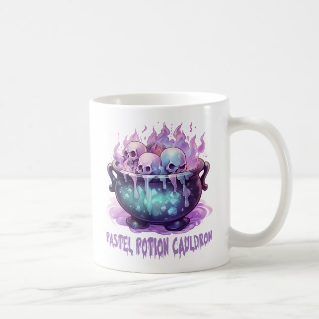 Caneca De Café Pastel Potion Cauldron (Direita)