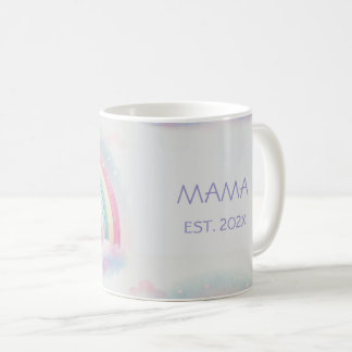 Caneca De Café Pastel Rainbow Ma Mug personalizado - presente per