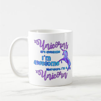 Caneca De Café Pastel Rainbow Sou um Unicórnio