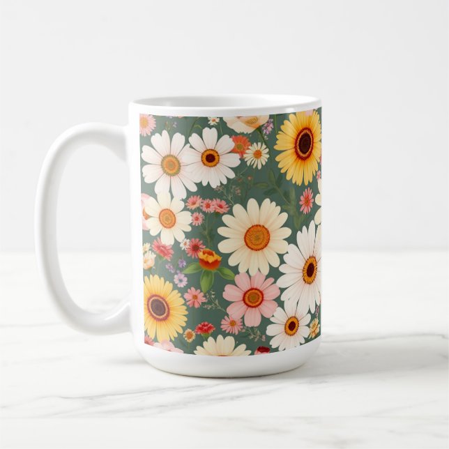 caneca de café Pastel Wildflower (Esquerda)