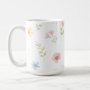 Caneca de Café Pastel Wildflower Meadow - Água Flo