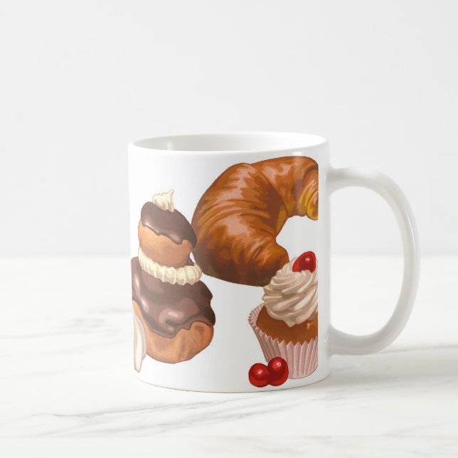 Caneca De Café Pastelaria francesa bonito (Direita)