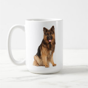 Caneca De Café Pastor Alemão, Raças de cães, cachorro engraçado, 