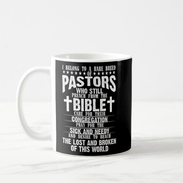 Caneca De Café Pastor Apreciação de Pastores Cristãos (Esquerda)