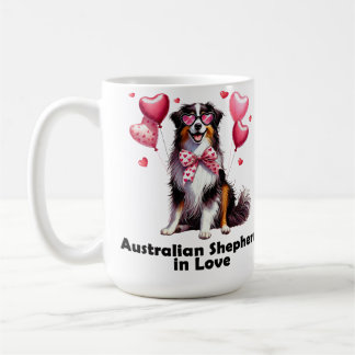 Caneca De Café Pastor australiano apaixonado
