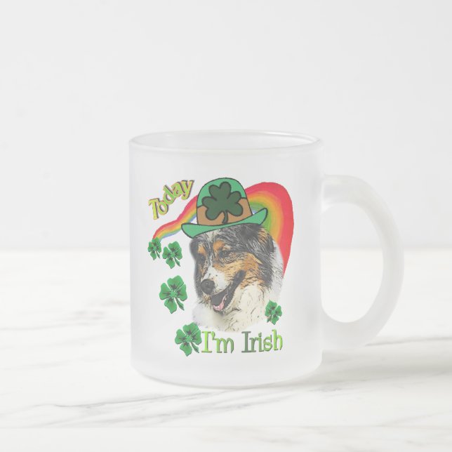 Caneca De Café Pastor australiano St Patricks (Direita)