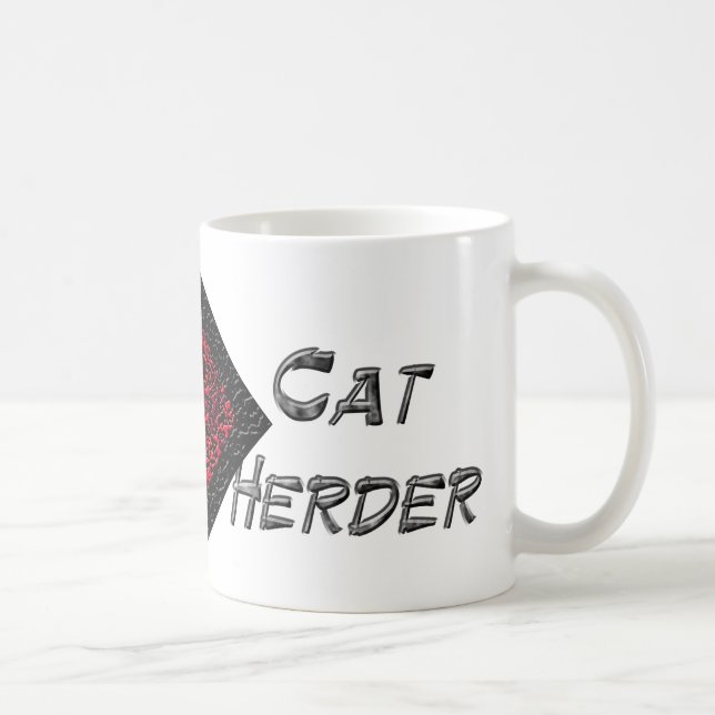 Caneca De Café Pastor do gato (Direita)