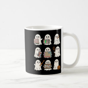 Caneca De Café Pat da Língua Ghost do Halloween Halloween