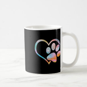 Caneca De Café Pata-Cão Imprime Psicodélica Tie Dye Buldogue Ingl