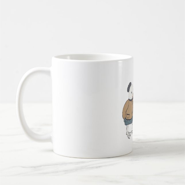 Caneca De Café pata e gaivota com suéter (Esquerda)