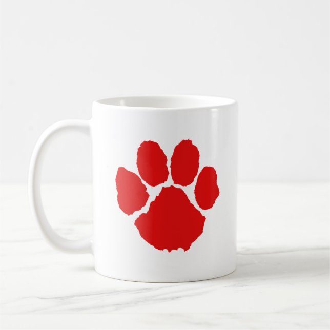 Caneca De Café Pata Vermelha  (Esquerda)