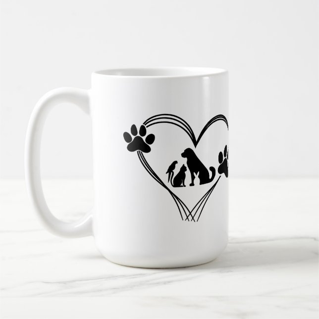 Caneca De Café Patas de Love Pets  (Esquerda)