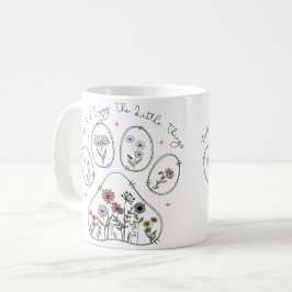 Caneca De Café Patas & Desfrute as pequenas coisas