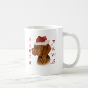 Caneca De Café Patas do papai noel de Vizsla
