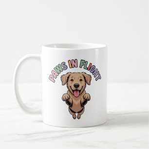 Caneca De Café Patas no Cão de Voo
