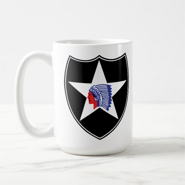 Caneca De Café Patch da Divisão de Infantaria do segundo Estados  (Esquerda)