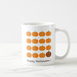 Caneca De Café Patch de Abóbora Feliz Halloween