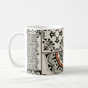 Caneca De Café Patchwork de Azulejos Majolica Árabe do Islã