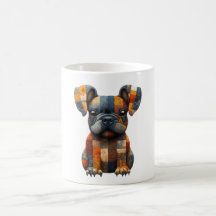 Patchwork French Bulldog Mug