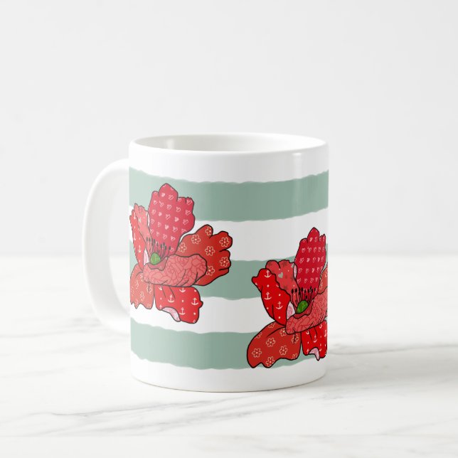 Caneca De Café Patchworkmohn Konfetti (Frente Esquerda)