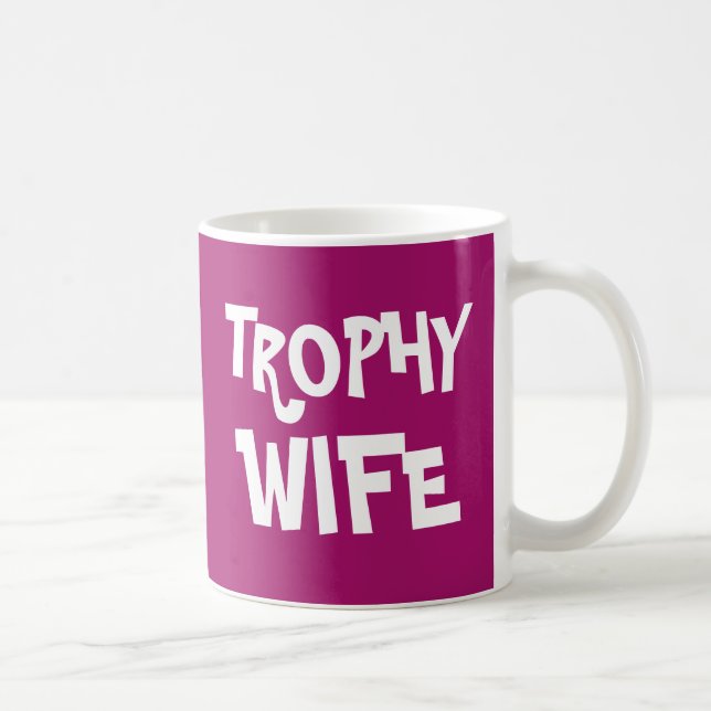 CANECA DE CAFÉ PATENTE DE CAFÉ MUG DA TROPHY WIFE (Direita)