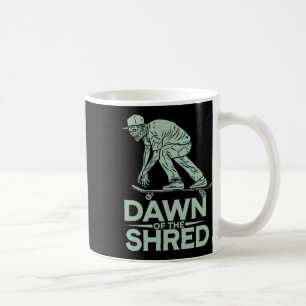 Caneca De Café Patinação de Halloween Dawn Of The Shred Zumbi Ska