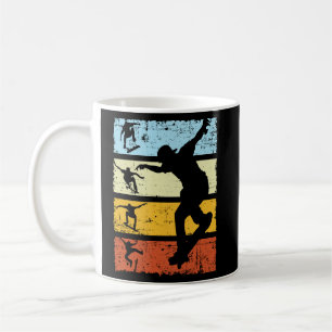 Caneca De Café Patinador Vintage Skateboard Rtro