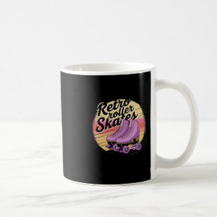 Caneca De Café Patins Retrô - Adesivo Vibrações dos Anos 80 3