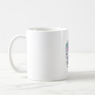 Caneca De Café Patins Unicórnio Estilo Retro Gráfico 
