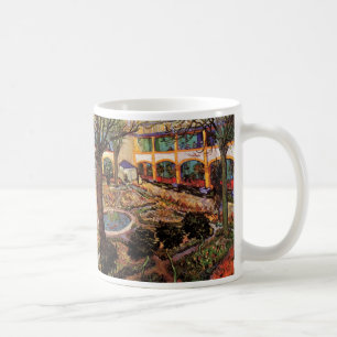 Caneca De Café Pátio do Hospital em Arles por Vincent van Gogh