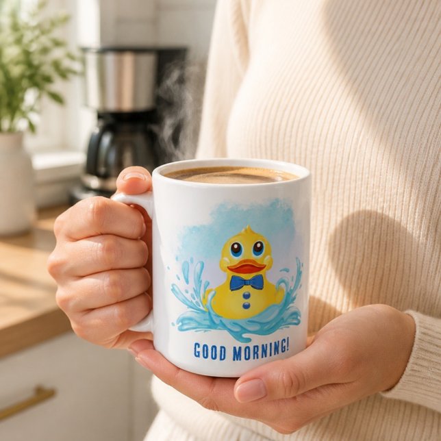 Caneca de Café Pato Ágil Cavalheiro (Criador carregado)