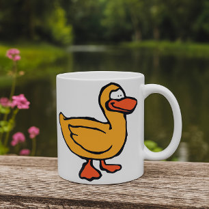 Caneca De Café Pato Amarelo
