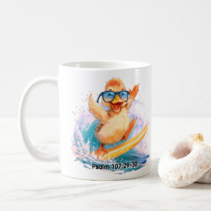 Caneca De Café Pato Compartilhando a Palavra #