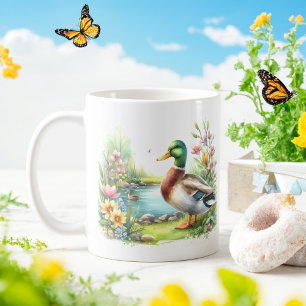 Caneca De Café Pato d'água primavera - Kid Mug