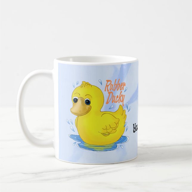 Caneca De Café Pato de borracha (Esquerda)