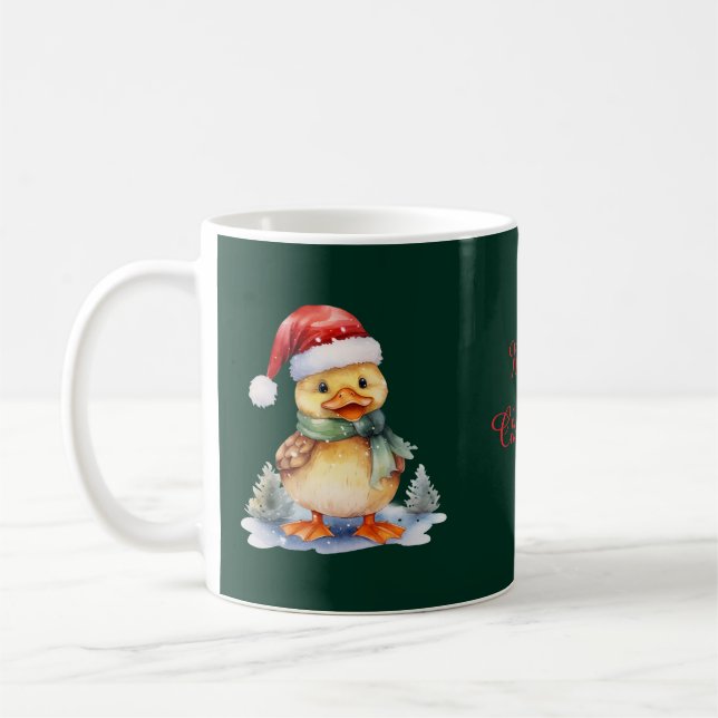Caneca De Café Pato de Natal (Esquerda)