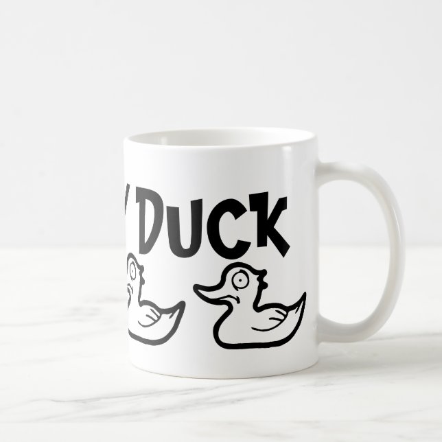 Caneca De Café Pato doente H (Direita)