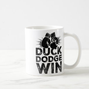 Caneca De Café Pato Esquiva Vencer Boxeador Esportes Força Ginási