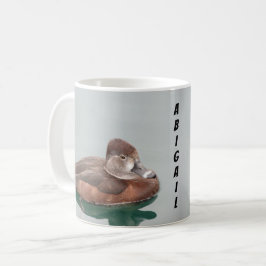 Caneca De Café Pato Foto Cute Lake Bird Brown Lakeside