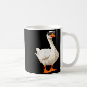 Caneca De Café Pato Ganso Bobo usando Óculos de Sol Gráfico Diver