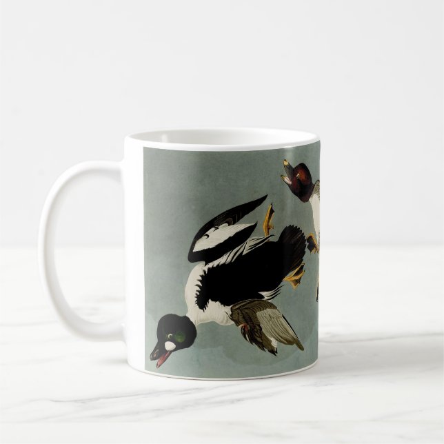 Caneca De Café Pato marinho olho-de-ouro comum (Esquerda)