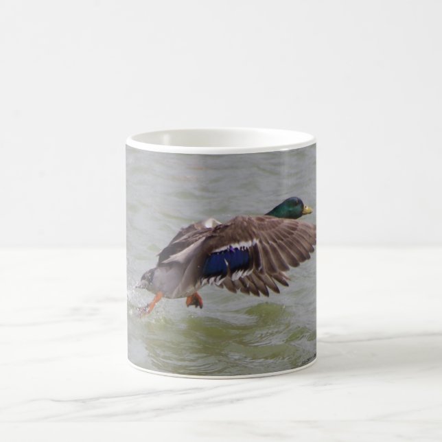 Caneca De Café pato selvagem em vôo (Centro)