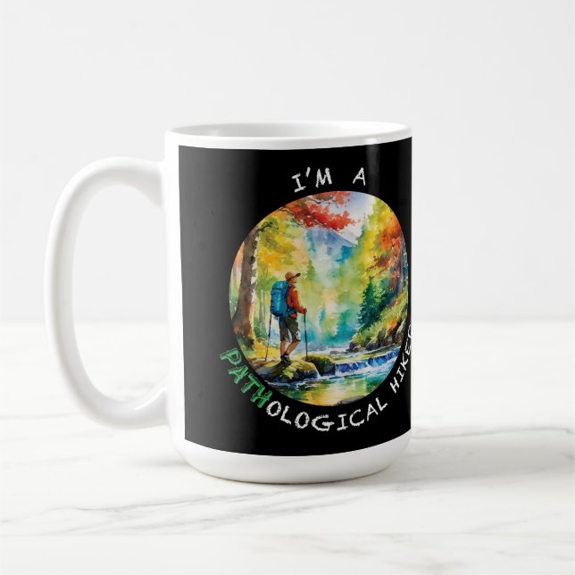 Caneca De Café Patológico Hiker (Esquerda)