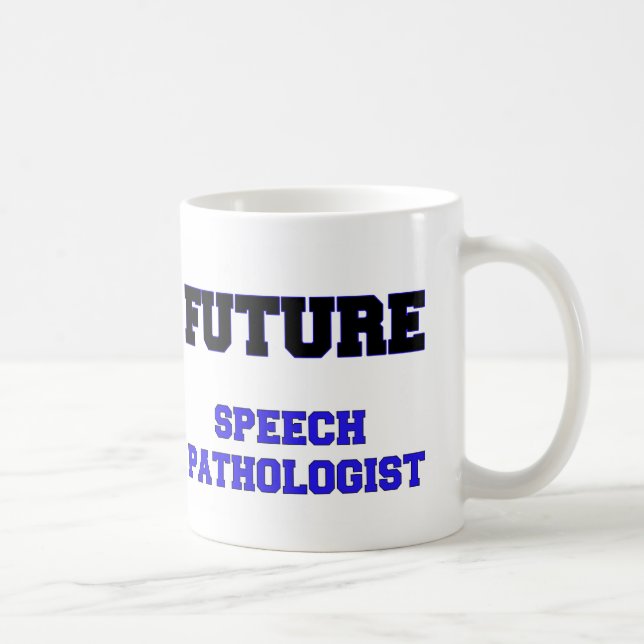 Caneca De Café Patologista de discurso futuro (Direita)