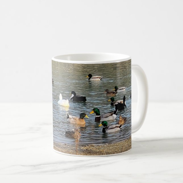 Caneca De Café Patos (Frente Esquerda)