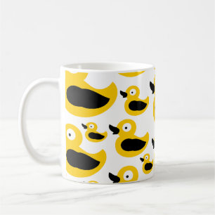 Caneca De Café Patos-amarelos-brancos