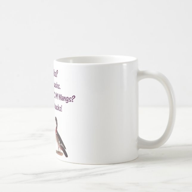 Caneca De Café Patos de C M? Acento do sul engraçado (Direita)